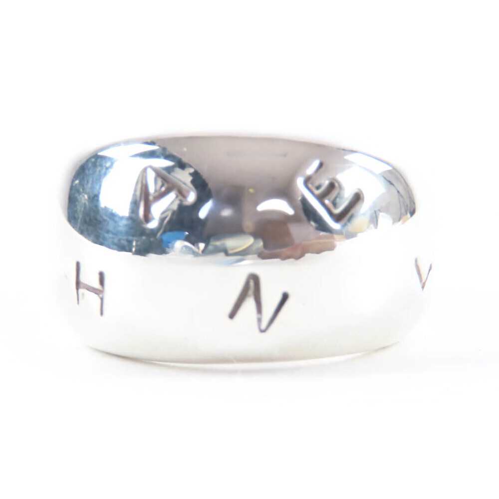 CHANEL Authentic Vintage Silver Ring
